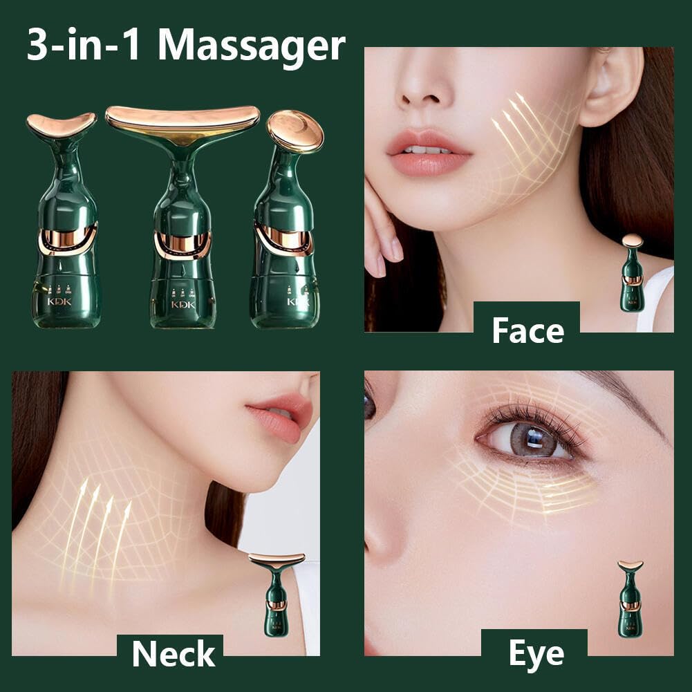 3-in-1 Anti-Wrinkle Face, Neck & Eye Massager